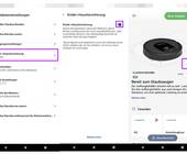 Die Einstellungen in der Roomba-App
