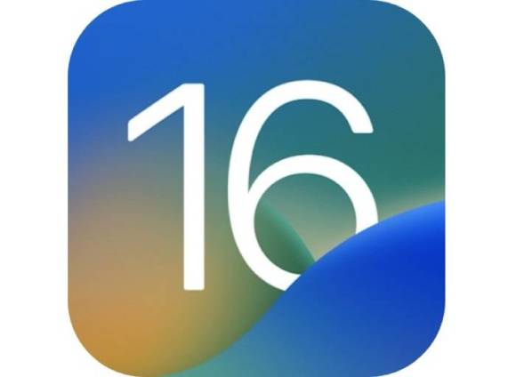 Das iOS-16-Logo 