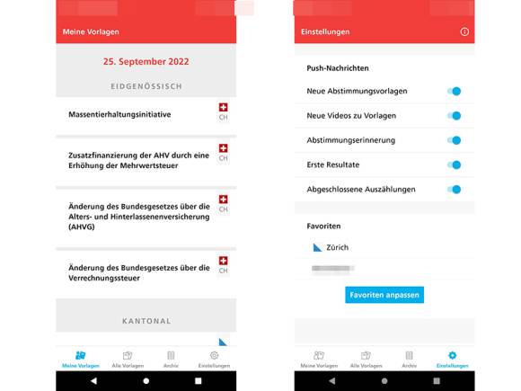  VoteInfo-App für Android 