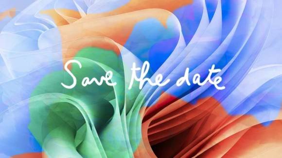 Buntes Save The Date Banner von Microsoft