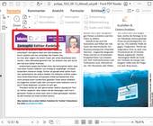 Im Foxit-Reader ist das Leuchtstift-Symbol ausgegraut
