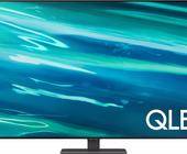Ein Smart-TV des Typs Samsung QE50Q80A