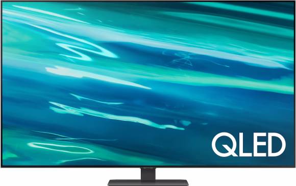 Ein Smart-TV des Typs Samsung QE50Q80A 