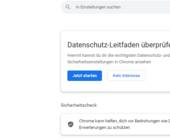 Datenschutz-Leitfaden in Google Chrome