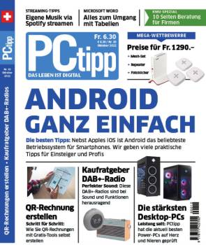 Titelbild der PCtipp-Ausgabe 10/2022 