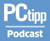 Logo des PCtipp-Podcast, Schriftzug PCtipp-Podcast mit Soundwellen-Grafik