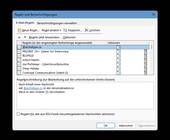 Das Regelverwaltungsfenster von Microsoft Outlook