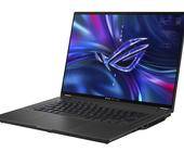 Asus ROG Flow X16 (2022), aufgeklappt, von vorne