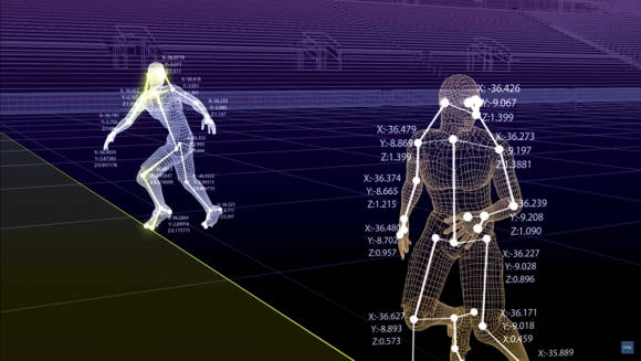 Illustration von zwei Spielern mit Datenpunkten
