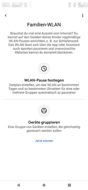 Familieneinstellungen in der Home-App