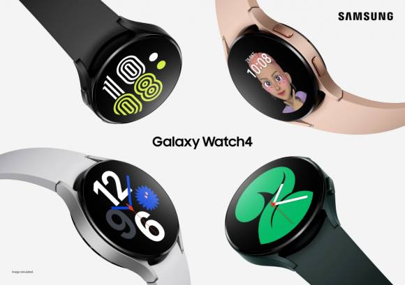 Die Galaxy Watch 4 in vier verschiedenen Ausfertigungen 