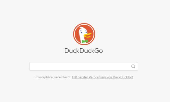 Suchmaschine DuckDuckGo 