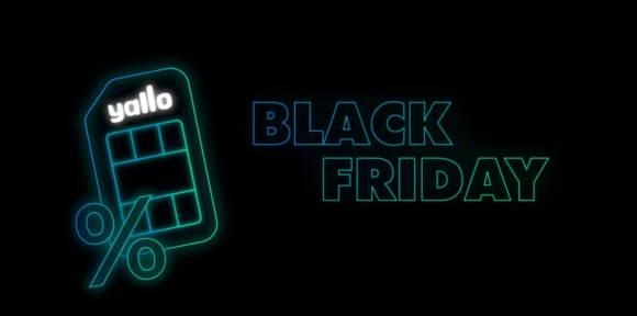 Screenshot Black Friday Banner von Yallo 