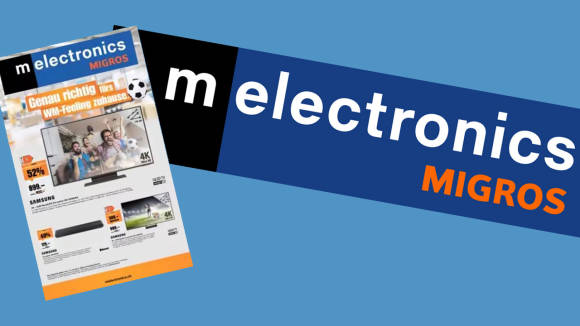 Banner und Abbildung zum hier geprüften Melectronics-Flyer 
