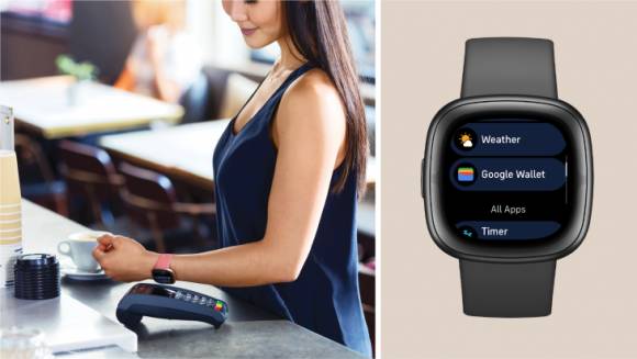 Google Wallet auf Fitbit-Uhr