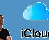 PCtipp-Redaktor Florian Bodoky neben dem iCloud-Logo