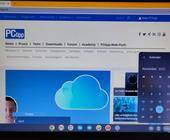 Bildschirmfoto eines Chrome OS Flex-Bildschirms mit geöffnetem Kalender