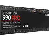 Ein Samsung-SSD 990 Pro