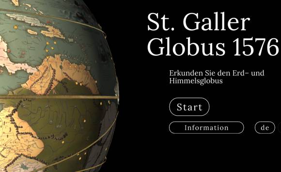 Auftakt-Banner zu St. Galler Globus online 