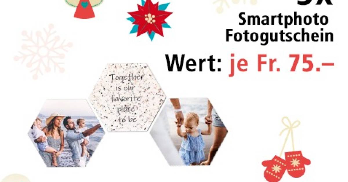 Am 1. Dezember SmartphotoGutscheine gewinnen pctipp.ch