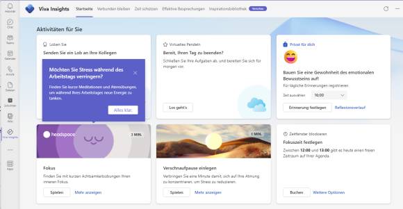 Viva Insights in Microsoft Teams