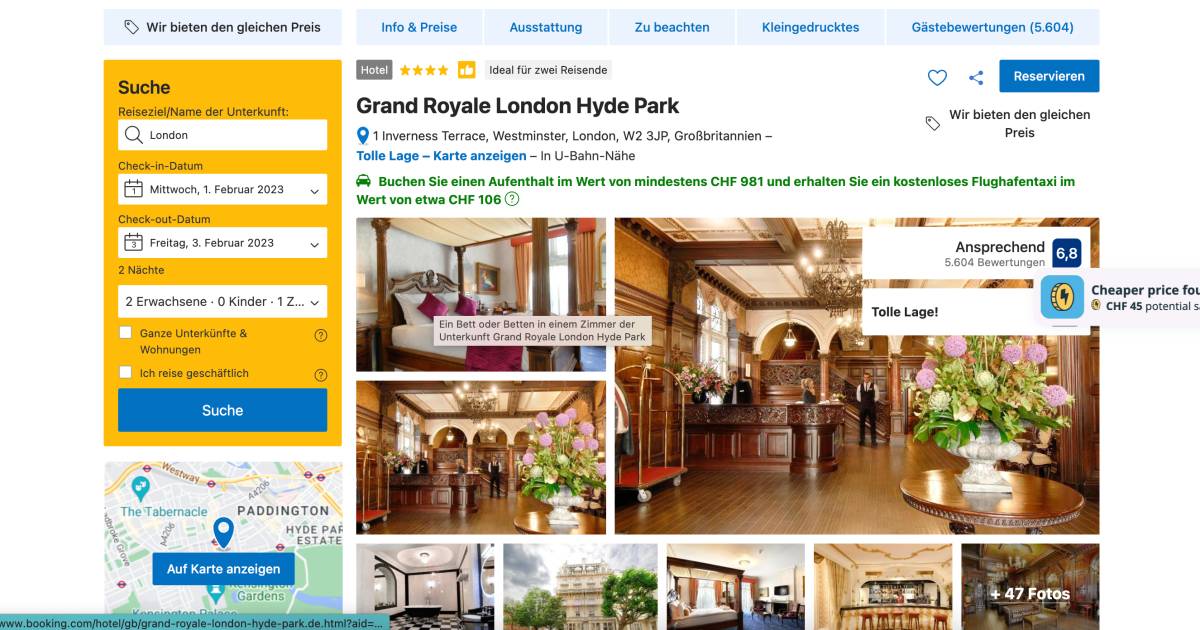 RatePunk Hotels immer am günstigsten Ort buchen pctipp.ch