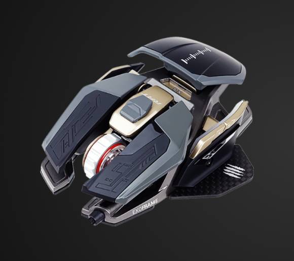 Bild 2: Gute Ergonomie muss nicht immer langweilig sein Eine futuristisch anmutende R.A.T. PRO X3 Supreme mit Exoframe