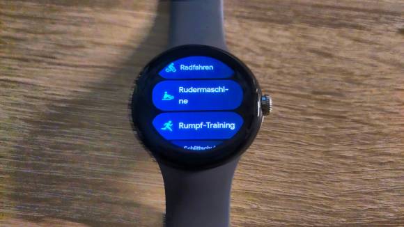 Trainings auf der Pixel Watch