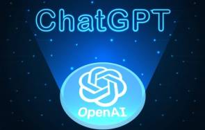 Open-AI-Logo und der Schriftzug ChatGPT 
