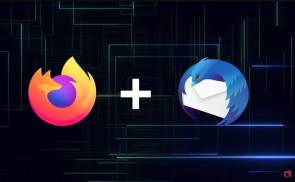 Ein Thunderbird- und ein Firefox-Logo