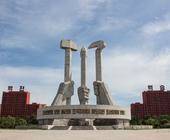 Symbolbild zeigt Parteigründungs-Monument in Pjöngjang, Nordkorea