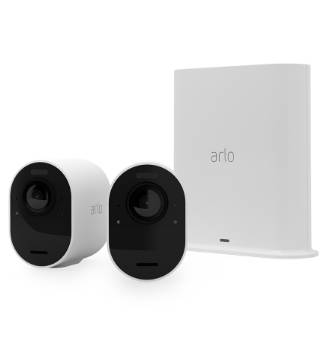 Arlo Ultra 2 (2-er-Set) schreckt Einbrecher via Sirene ab Arlo Ultra 2 (2-er-Set)