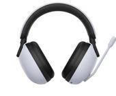 Sony InZone H9 Headset mit hochgeklapptem Mikrofon