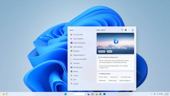 Das neue Bing unter Windows 11 