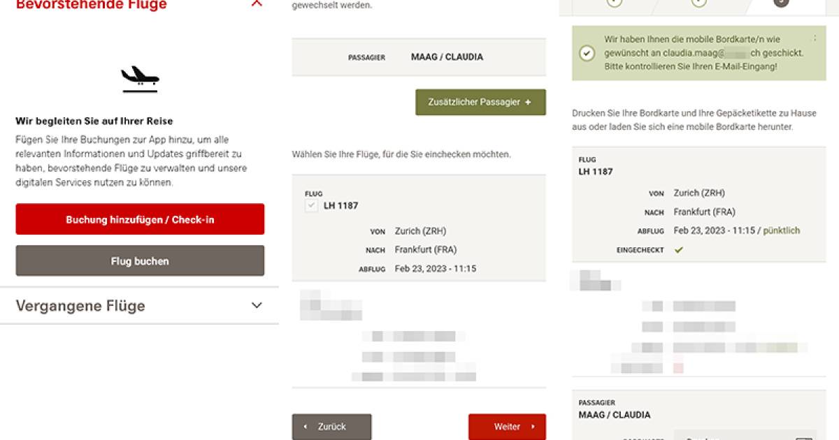 Swiss International Airlines Online Check In www.pctipp.ch