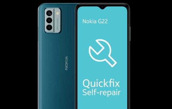 Vorder- und Rückseite des Nokia G22 