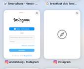 iPhone-Screenshot des Safari-Browsers
