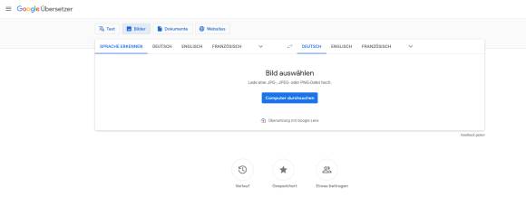 Web-Bild-Übersetzer Google Translate