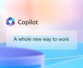 Microsofts Copilot-Banner mit Logo