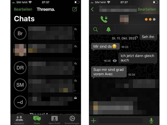 Threema für iOS, Version 4.9 (bisher)