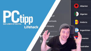 Video-Standbild zeigt den Redaktor Florian Bodoky und das PCtipp-Logo 