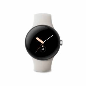 Eine Google Smartwatch in Weiss