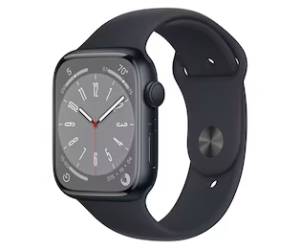 Apple Watch Series 8 in Schwarz