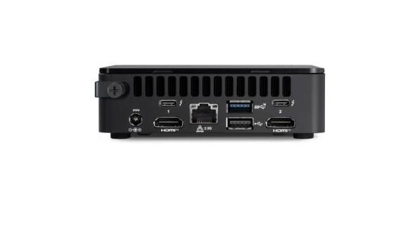 Anschlüsse des Intel NUC 13 Pro