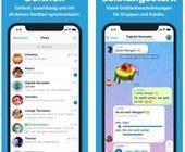 Werbebild zur Telegram iOS App