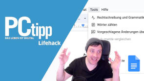 PCtipp-Logo auf einem Standbild aus dem Video 