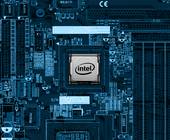 Ein Computer-Mainboard mit einem Intel-Chip