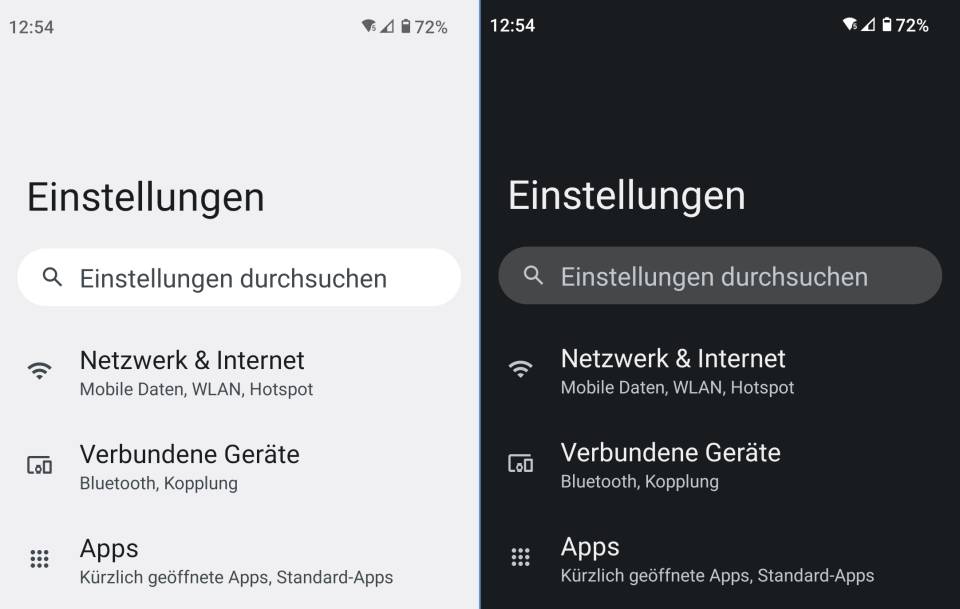 Mobiles Internet Wechselt Ständig Von Lte Auf Edge Android: Schnell zwischen hellem und dunklem Modus wechseln - pctipp.ch