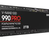 Foto einer Samsung 990 Pro SSD