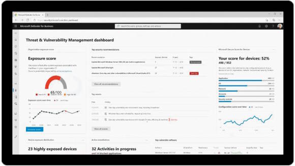 Screenshot Microsoft Defender for Business